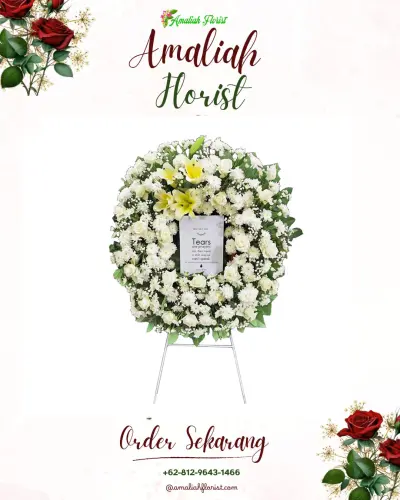 Krans Bunga Duka Cita di Aryaduta Medan