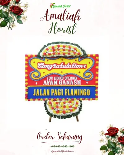 Bunga Papan Congratulation di Aryaduta Medan
